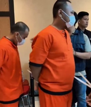 Konferensi pers Polda DIY terkait penangkapan pemain judi online. (Instagram @poldajogja)